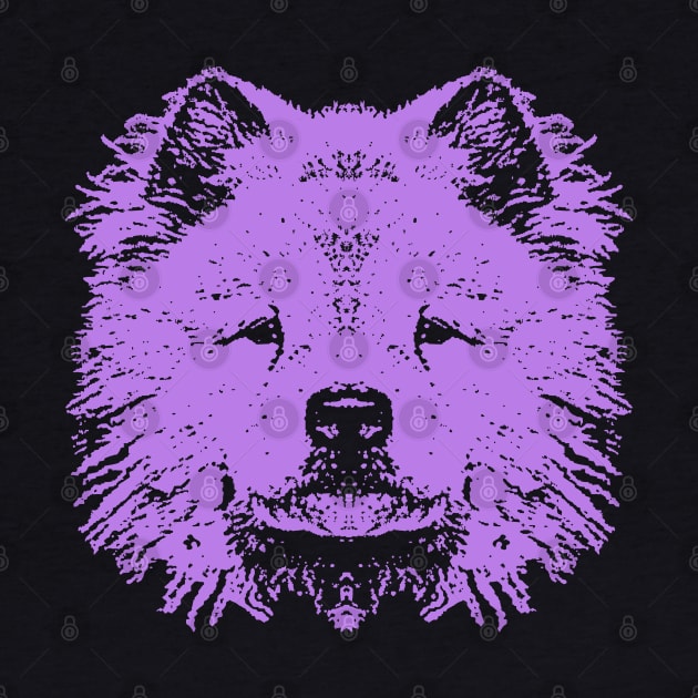 Purple Chow Chow by childofthecorn